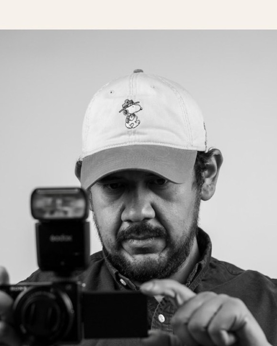 Lazaro behind the camera